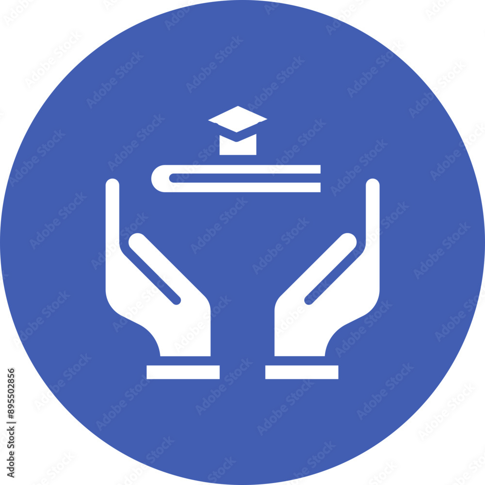 Education Support icon vector image. Can be used for Charity. Education Support icon vector image. Can be used for Charity.