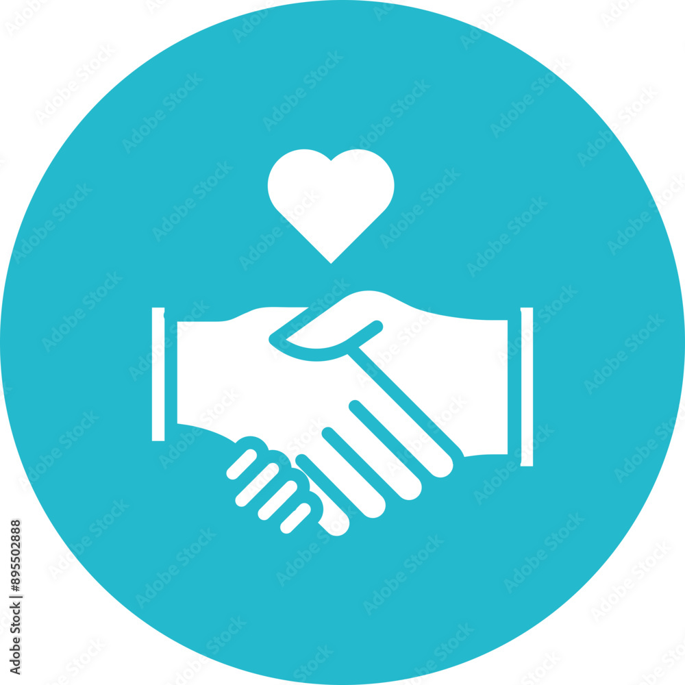 Handshake of Hope icon vector image. Can be used for Charity. Handshake of Hope icon vector image. Can be used for Charity.