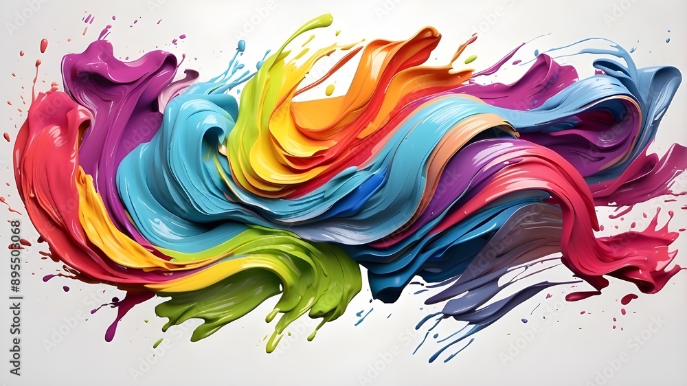 Brushbrush color ribbon paint stroke swirl abstract splash background wave. Paintbrush pen fluid rainbow element texture acrylic 3D line. Brushbrush color ribbon paint stroke flow shape wavy design Brushbrush color ribbon paint stroke swirl abstract splash background wave. Paintbrush pen fluid rainbow element texture acrylic 3D line. Brushbrush color ribbon paint stroke flow shape wavy design