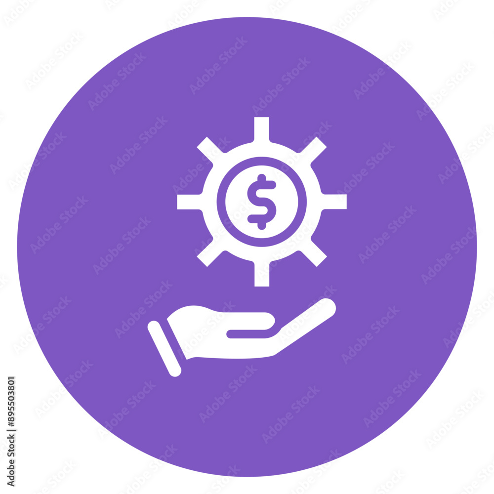 Funding Source icon vector image. Can be used for Loan. Funding Source icon vector image. Can be used for Loan.
