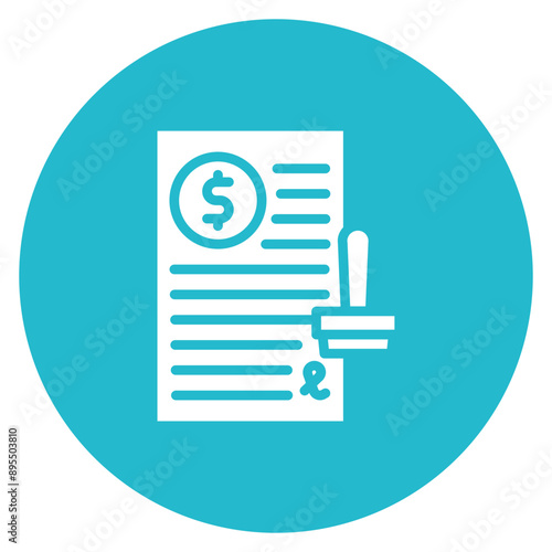 Loan Approval icon vector image. Can be used for Loan.