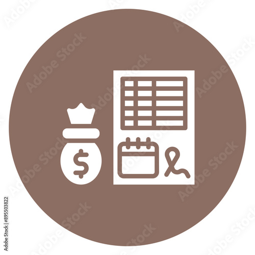 Loan Disbursement icon vector image. Can be used for Loan.