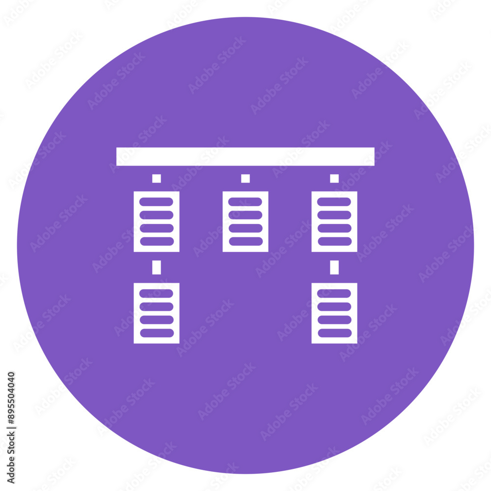 Kanban Board icon vector image. Can be used for Operations Management. Kanban Board icon vector image. Can be used for Operations Management.
