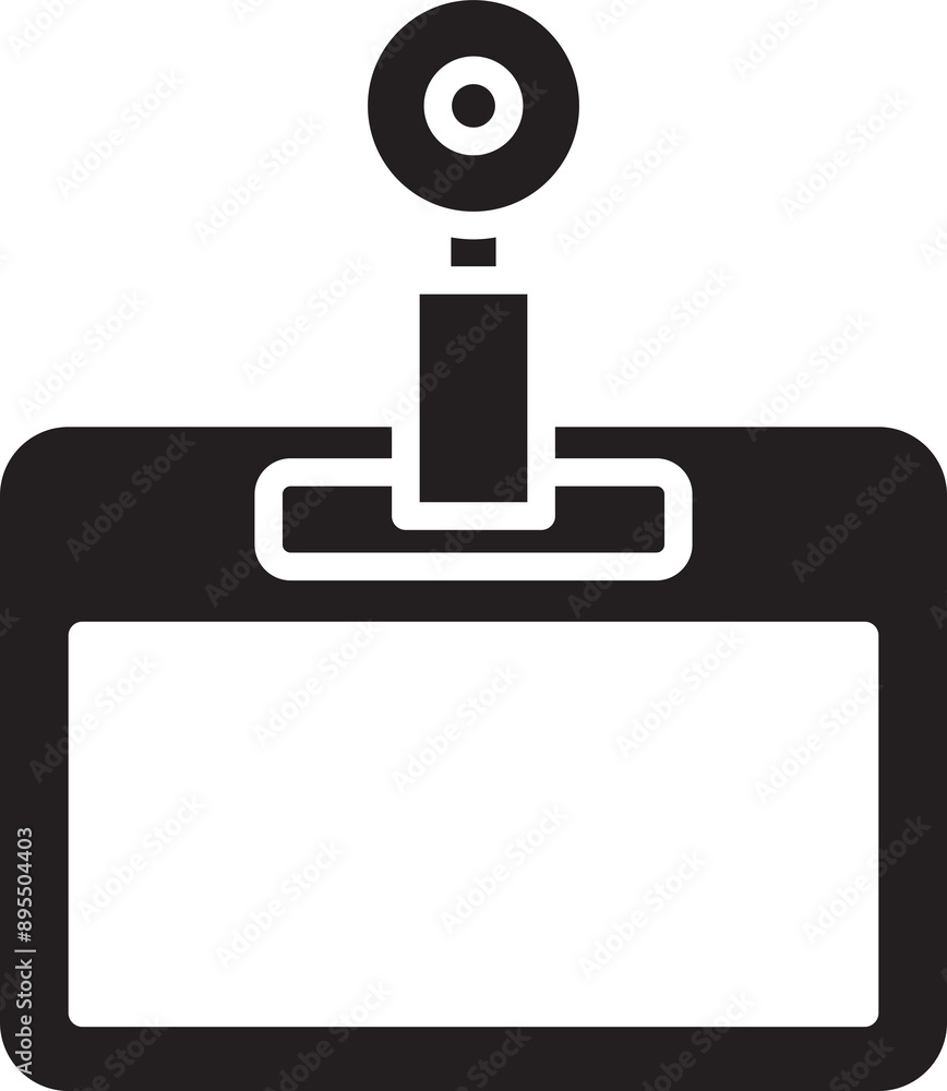 Fototapeta premium Identification Card Icon