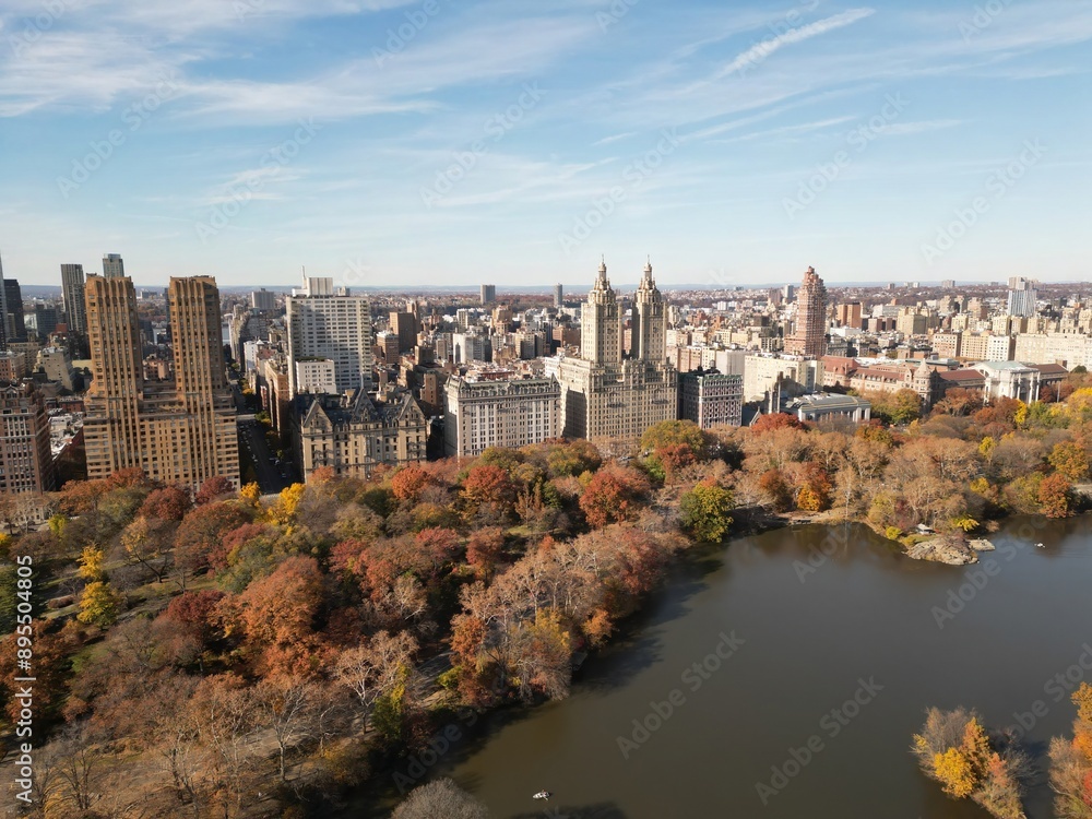 Autumn Fall. Autumnal Central Park view from drone. Aerial of NY City Manhattan Central Park panorama in Autumn. Autumn in Central Park. Autumn NYC. Central Park Fall Colors of foliage. Autumn Fall. Autumnal Central Park view from drone. Aerial of NY City Manhattan Central Park panorama in Autumn. Autumn in Central Park. Autumn NYC. Central Park Fall Colors of foliage.
