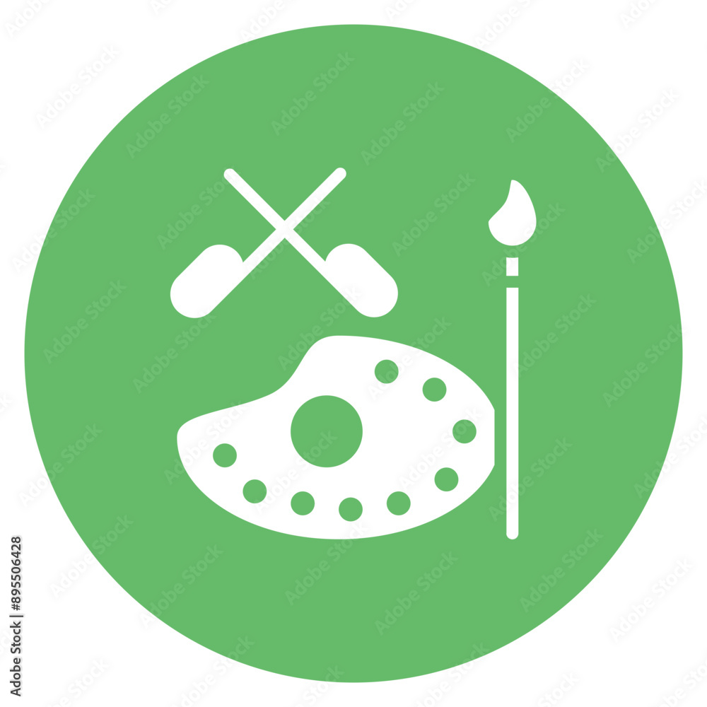 Art and Crafts icon vector image. Can be used for Elderly Care. Art and Crafts icon vector image. Can be used for Elderly Care.