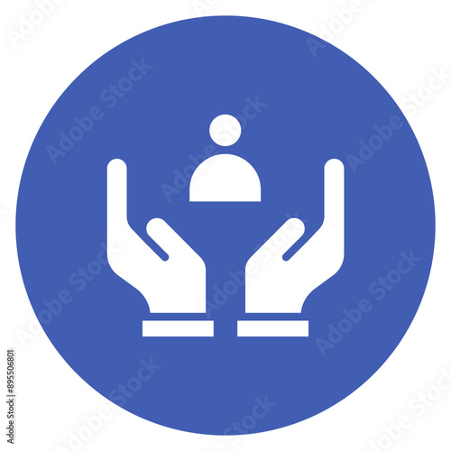 Respite Care icon vector image. Can be used for Elderly Care.