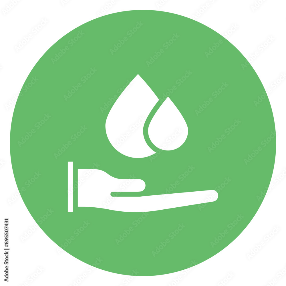 Water Conservation icon vector image. Can be used for Water Treatment. Water Conservation icon vector image. Can be used for Water Treatment.