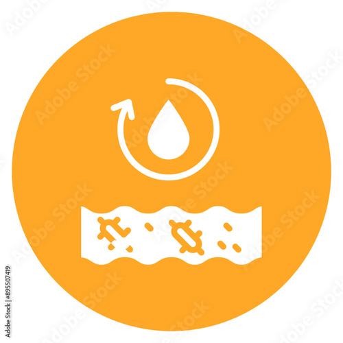 Wastewater Treatment icon vector image. Can be used for Water Treatment.