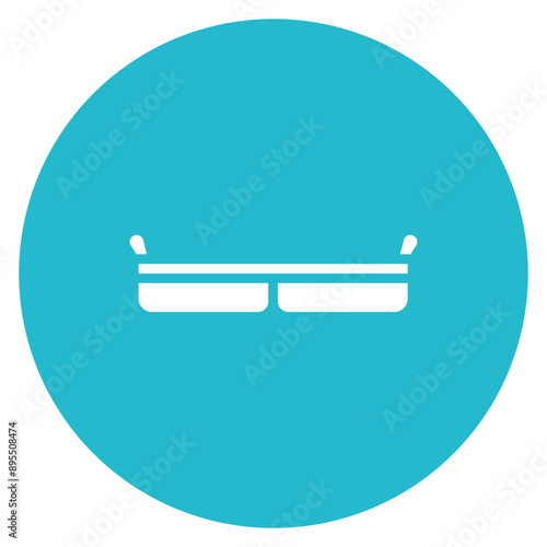 Crash Pad icon vector image. Can be used for Rock Climbing.