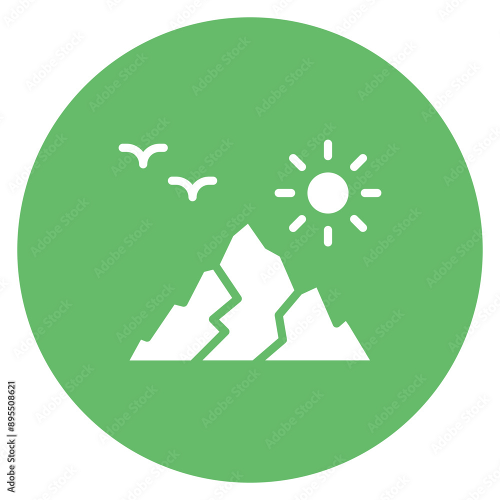 Mountain icon vector image. Can be used for Rock Climbing. Mountain icon vector image. Can be used for Rock Climbing.