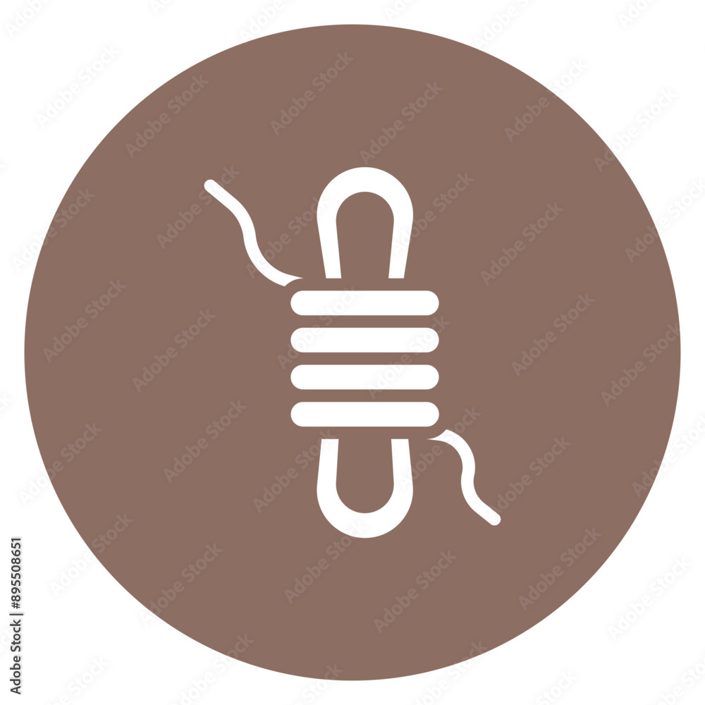 Rope icon vector image. Can be used for Rock Climbing. Rope icon vector image. Can be used for Rock Climbing.