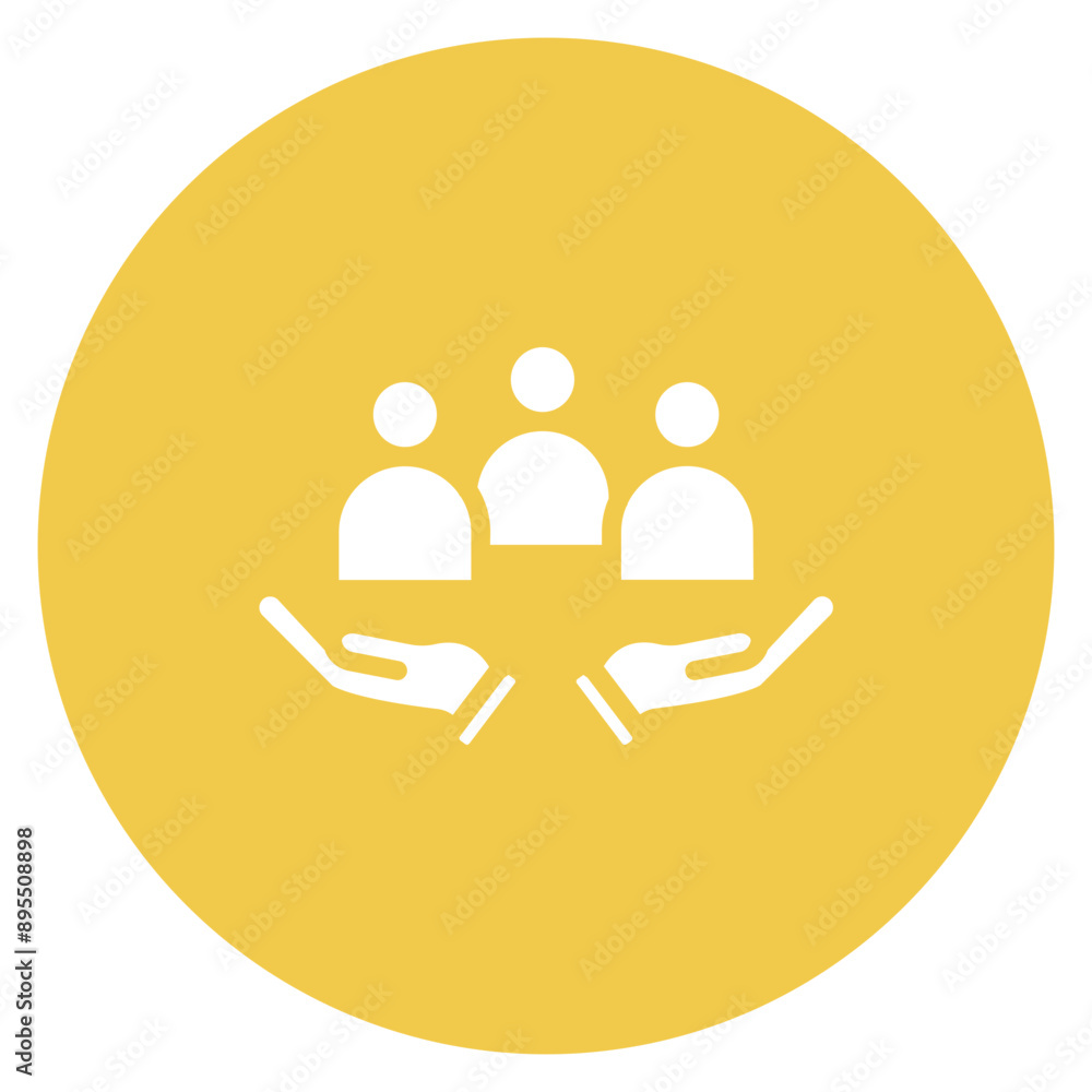 Diversity and Inclusion icon vector image. Can be used for Job Fair.