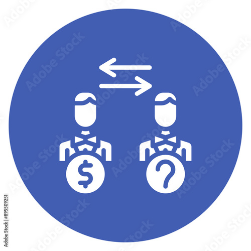 Insider Trading icon vector image. Can be used for Business Risks.