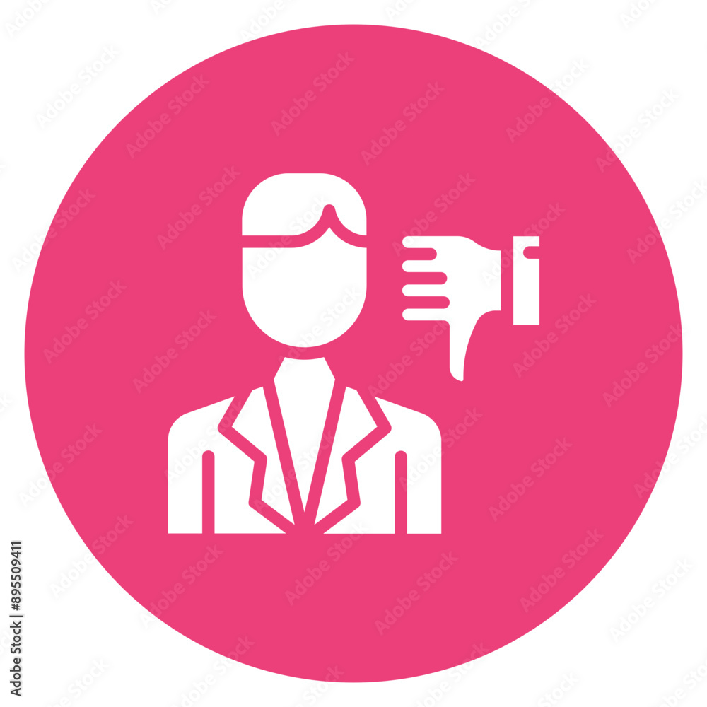 Reputation Damage icon vector image. Can be used for Business Risks. Reputation Damage icon vector image. Can be used for Business Risks.