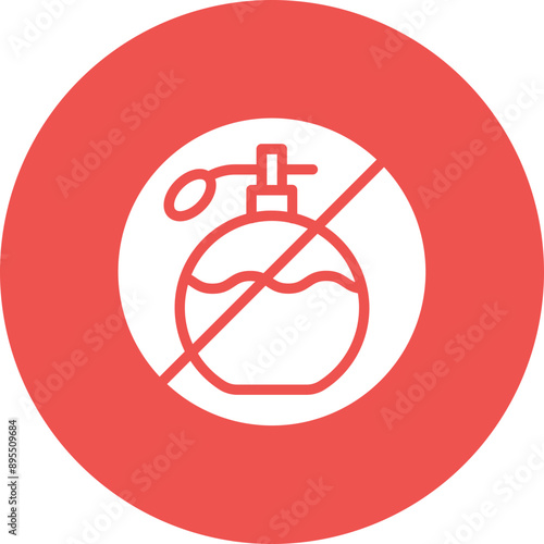 Fragrance Free icon vector image. Can be used for Sun Protection.