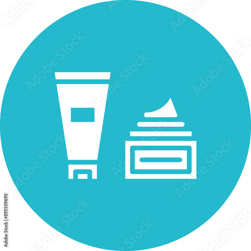 Gel icon vector image. Can be used for Sun Protection.