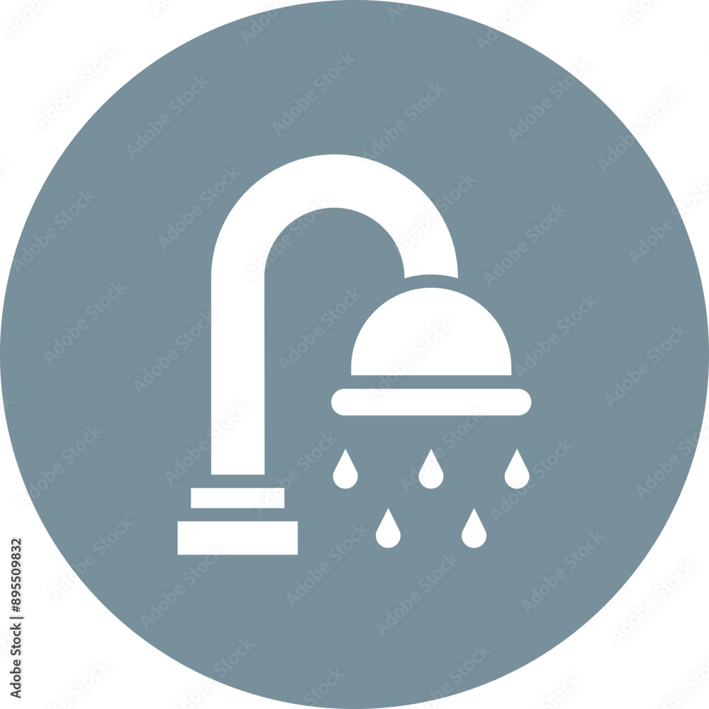 Shower icon vector image. Can be used for Sun Protection. Shower icon vector image. Can be used for Sun Protection.
