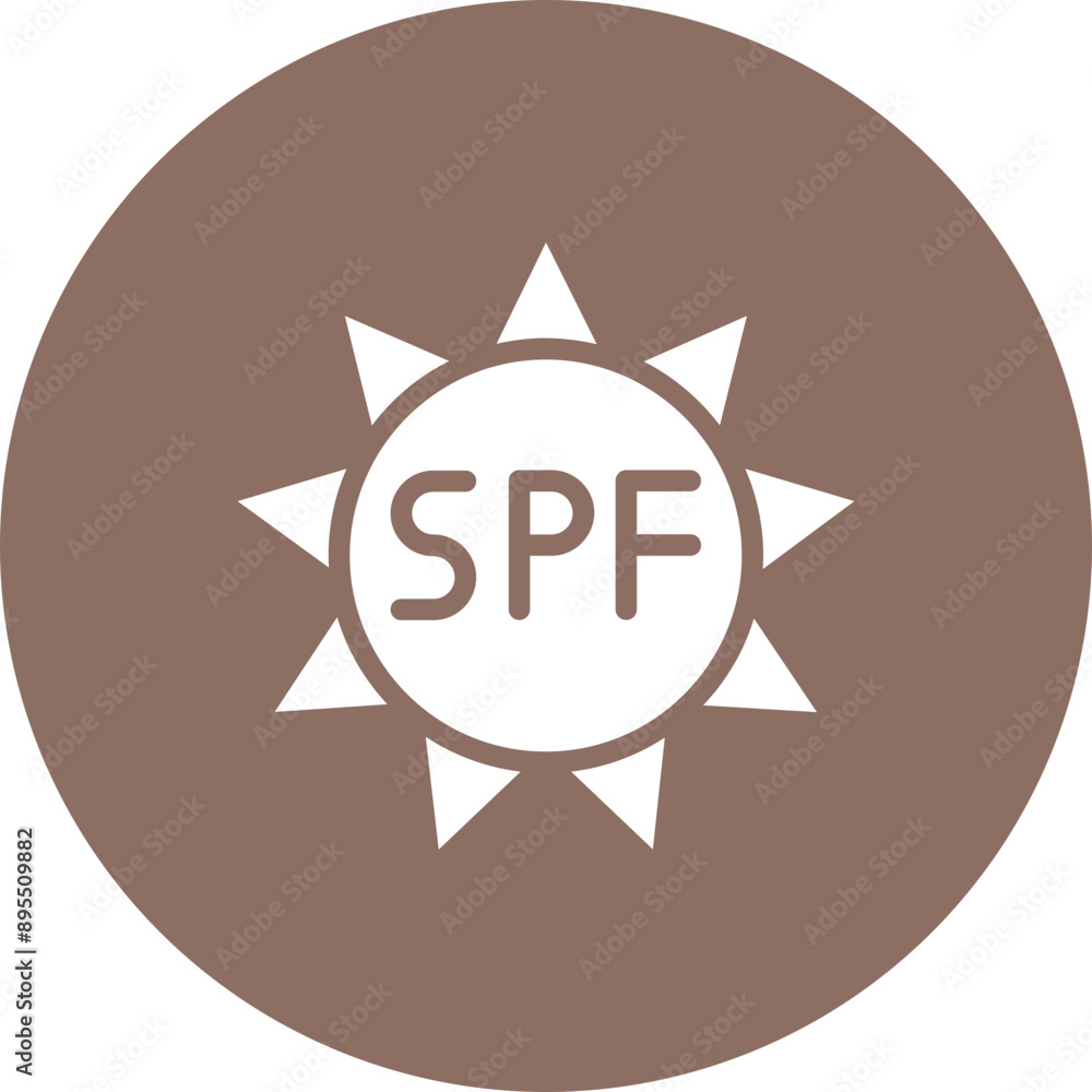 SPF icon vector image. Can be used for Sun Protection. SPF icon vector image. Can be used for Sun Protection.
