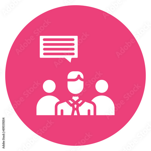 Expert opinion icon vector image. Can be used for Thought Leadership.