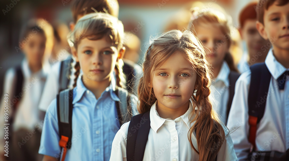 First graders go to school First graders go to school