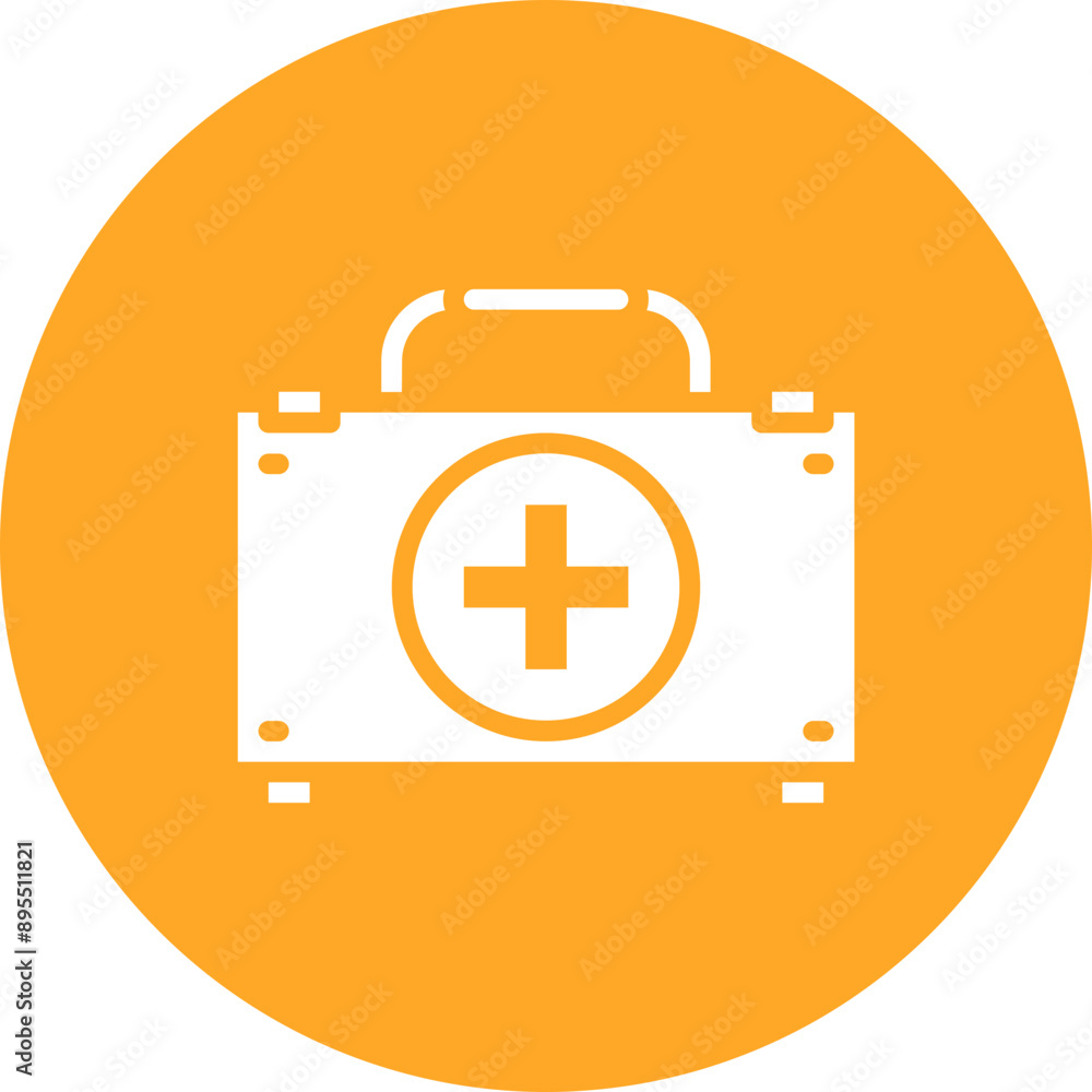 First Aid Kit icon vector image. Can be used for Physical Wellbeing. First Aid Kit icon vector image. Can be used for Physical Wellbeing.