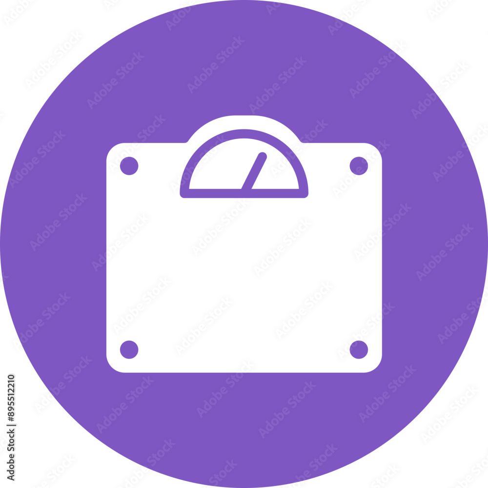 Weight Scale icon vector image. Can be used for Physical Wellbeing. Weight Scale icon vector image. Can be used for Physical Wellbeing.