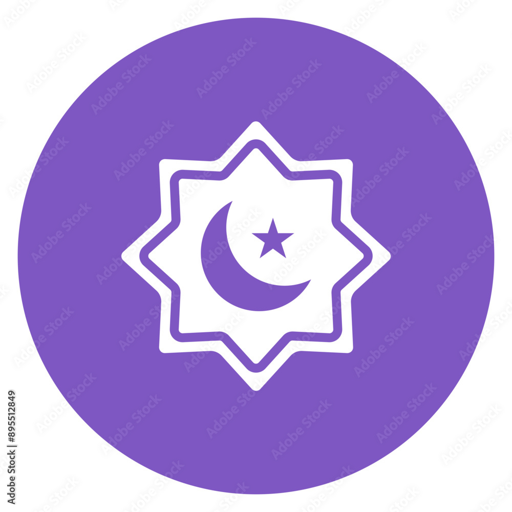 Islamic Star icon vector image. Can be used for Eid al Adha. Islamic Star icon vector image. Can be used for Eid al Adha.