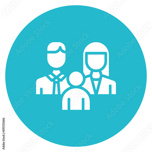 Family icon vector image. Can be used for World Refugee Day.