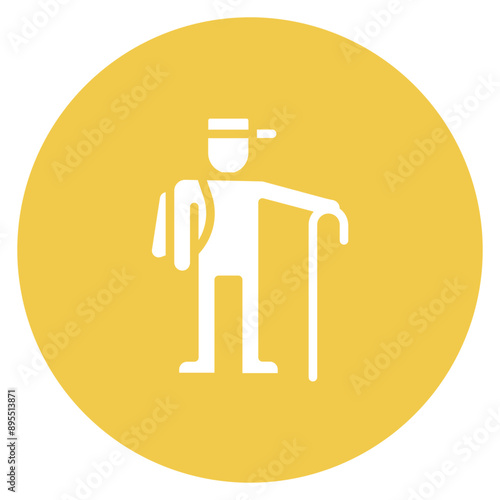 Refugee icon vector image. Can be used for World Refugee Day.