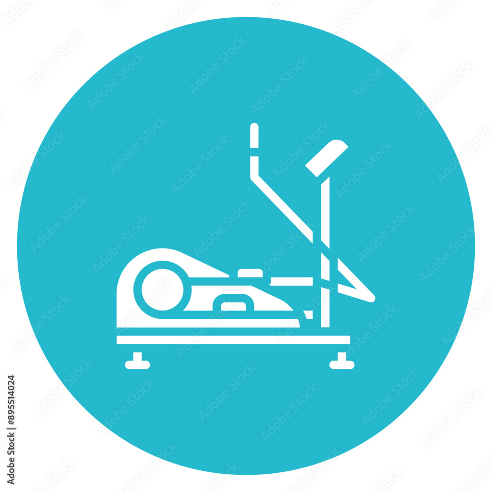 Elliptical Trainer icon vector image. Can be used for Fitness. Elliptical Trainer icon vector image. Can be used for Fitness.