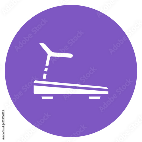 Treadmill icon vector image. Can be used for Fitness.