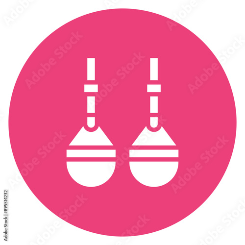 TRX Suspension Training icon vector image. Can be used for Fitness.