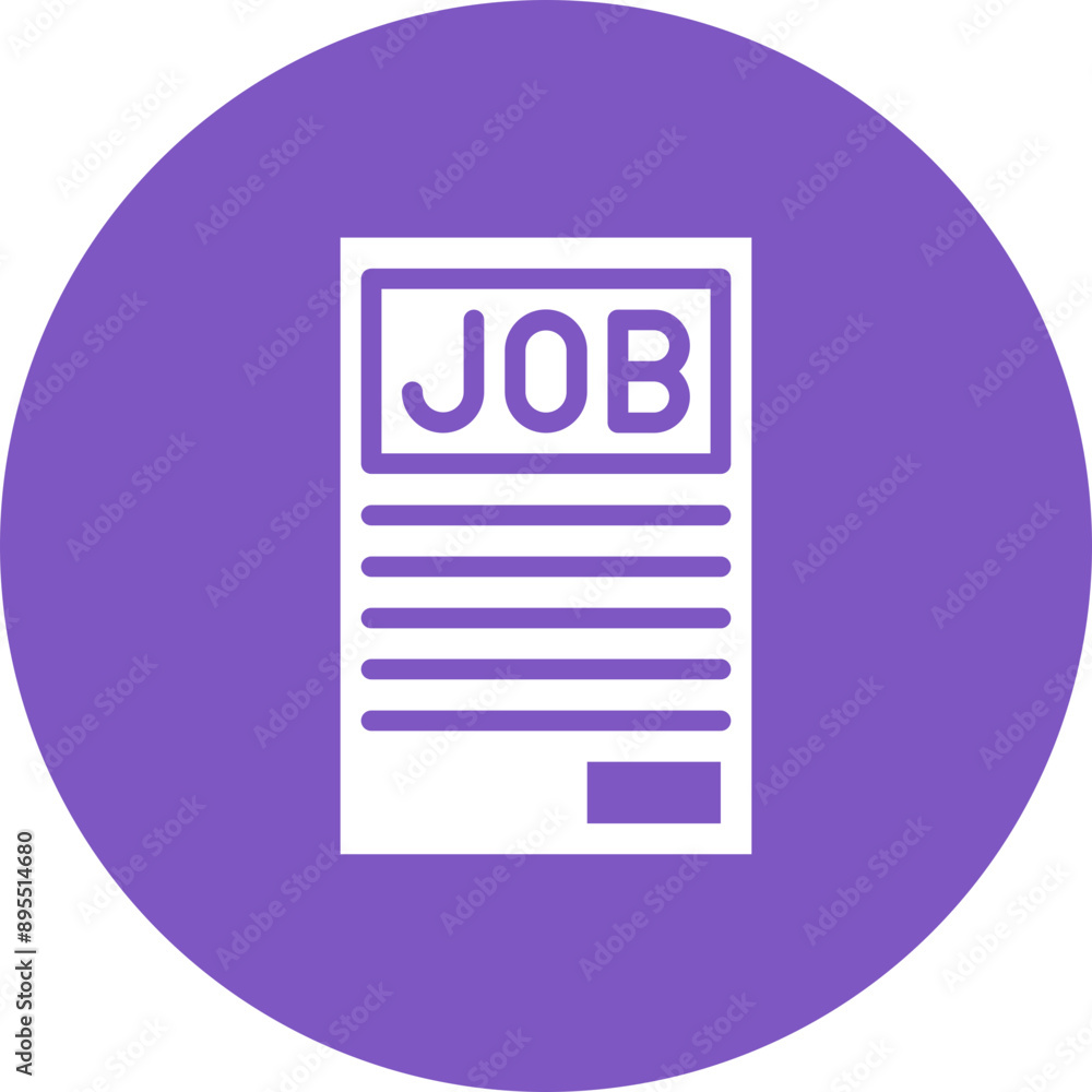 Employment Offer icon vector image. Can be used for Hiring Process. Employment Offer icon vector image. Can be used for Hiring Process.