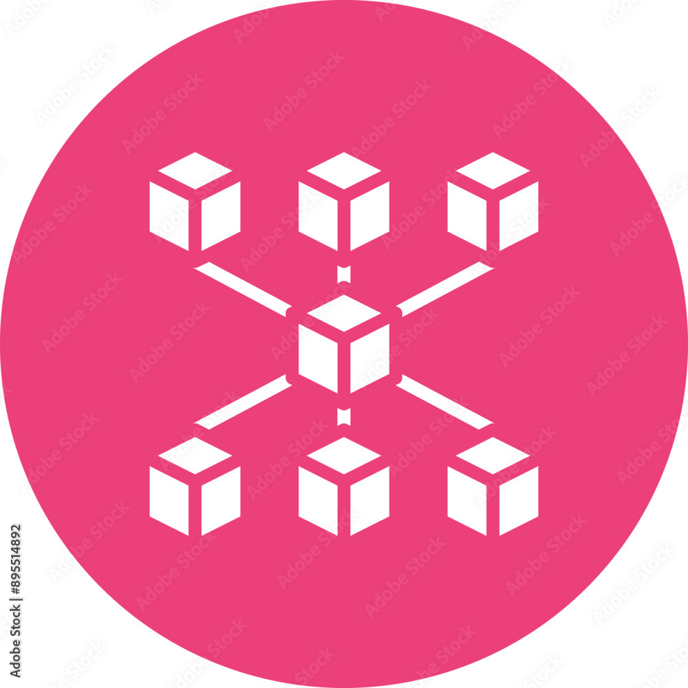 Blockchain icon vector image. Can be used for Digital Disruption. Blockchain icon vector image. Can be used for Digital Disruption.