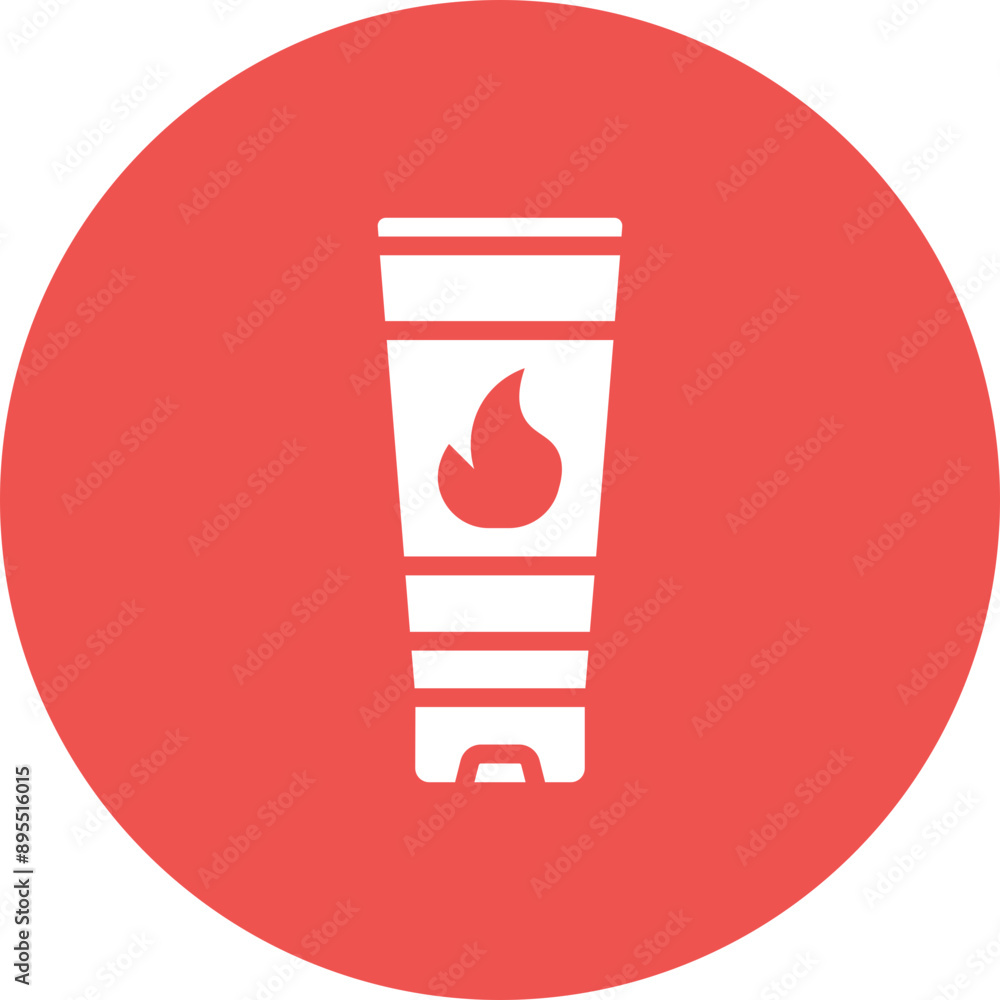 Burn Cream icon vector image. Can be used for Skin Burns. Burn Cream icon vector image. Can be used for Skin Burns.