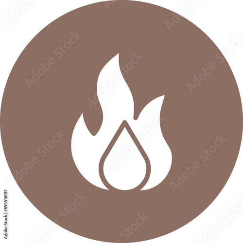 Burn icon vector image. Can be used for Skin Burns.
