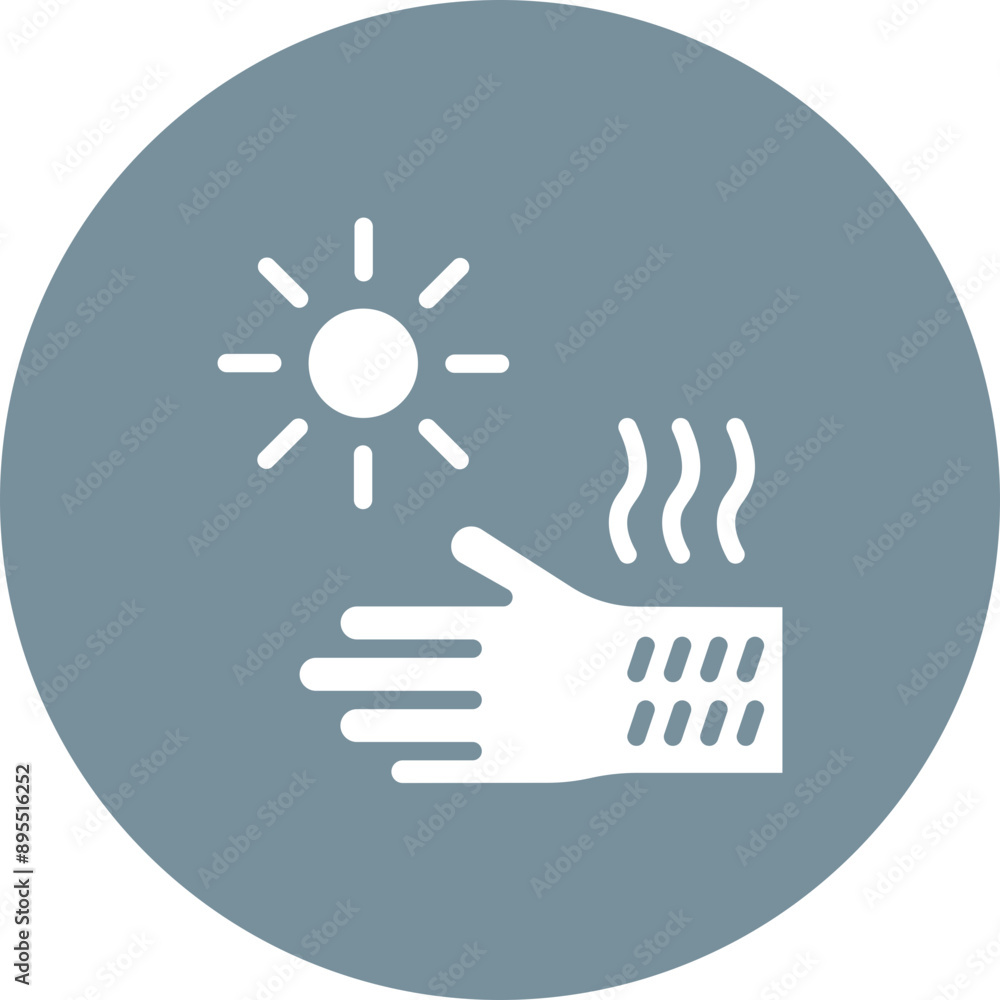 Sunburn icon vector image. Can be used for Skin Burns. Sunburn icon vector image. Can be used for Skin Burns.
