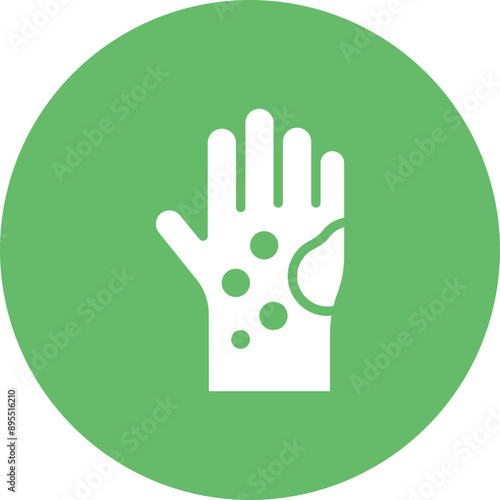 Skin Irritation icon vector image. Can be used for Skin Burns.