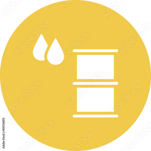 Oil icon vector image. Can be used for Raw Metrial.