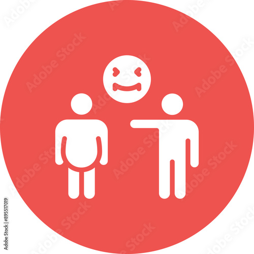 Body Shaming icon vector image. Can be used for Bullying in Society.
