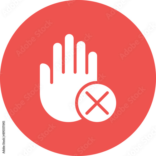 Exclusion icon vector image. Can be used for Bullying in Society.