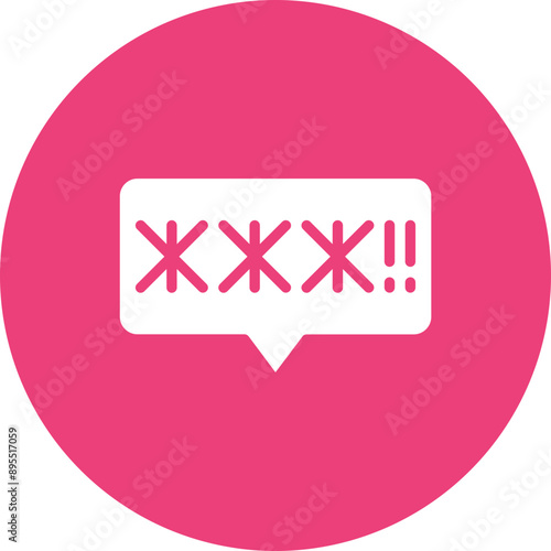 Insults icon vector image. Can be used for Bullying in Society.