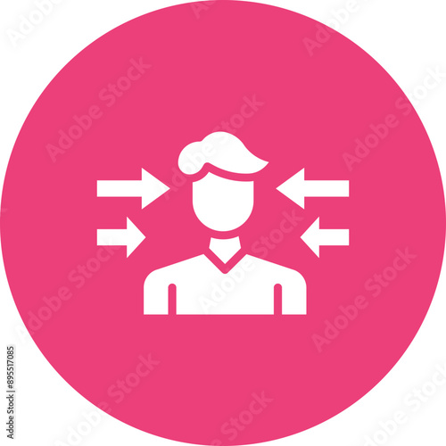 Peer Pressure icon vector image. Can be used for Bullying in Society.