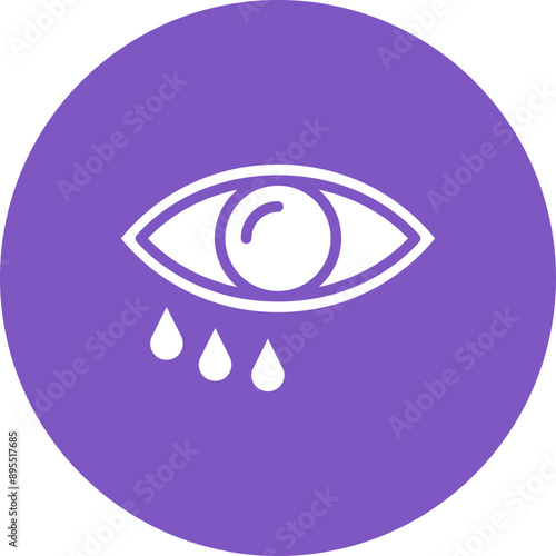 Wallpaper Mural Itchy Eyes icon vector image. Can be used for Allergy Symptoms. Torontodigital.ca
