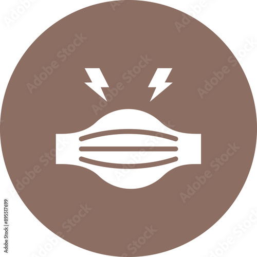 Muscle Aches icon vector image. Can be used for Allergy Symptoms.