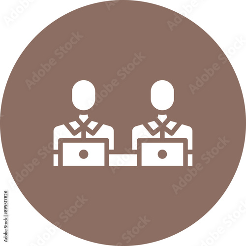 Colleagues icon vector image. Can be used for Social Relationship.