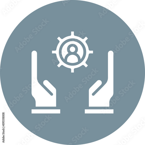 Support System icon vector image. Can be used for Social Relationship.