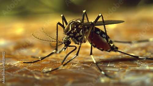 Wallpaper Mural Mosquitoes of the Aedes aegypti species may carry a vaccine that could protect against dengue fever. This vaccine is being tested in laboratories. Torontodigital.ca