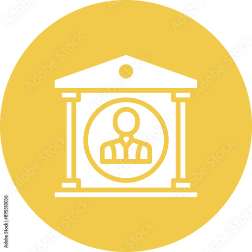 Authority icon vector image. Can be used for Compilance and Regulation.